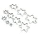 thumbnail image 5 of 10 moldes de acero inoxidable para galletas y pasteles festivos en 3D con forma de copo de nieve, 5 of 8