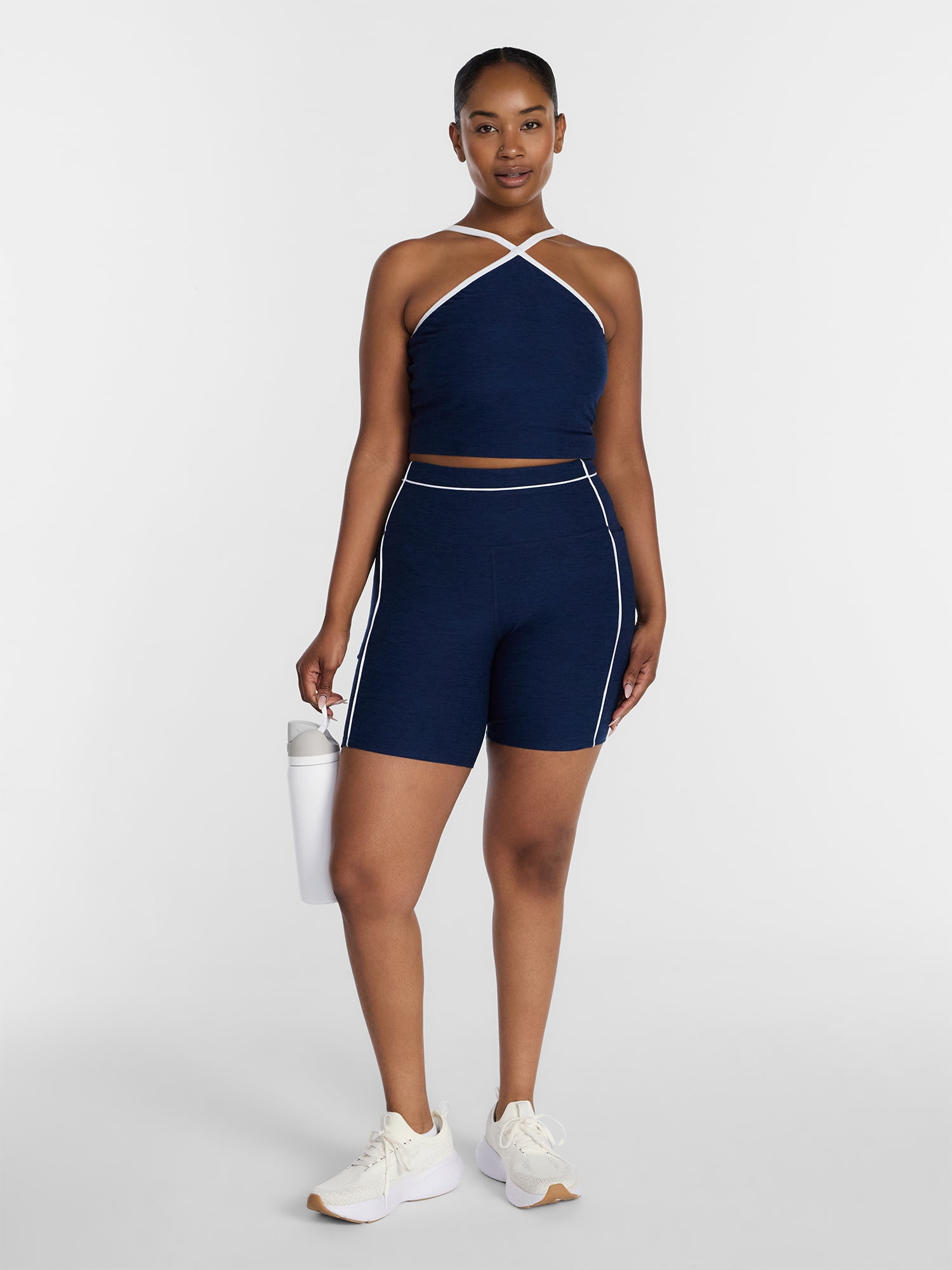 Athletic Works Women's and Women's Plus ButterCore Bike Shorts, Sizes XS-4X