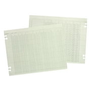 Wilson Jones Accounting Sheets, 12 Columns, 11 x 17, Green, 100/Pack