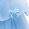 thumbnail image 6 of HAWEE Toddler Girls Princess Blue Costumes Halloween Dress up Fancy Gown for Cosplay Party, 6 of 8
