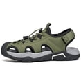thumbnail image 2 of YOURDIARY Mens Outdoor Sport Sandals Closed Toe Lightweight Waterproof Hiking Walking Beach Shoes, 2 of 8