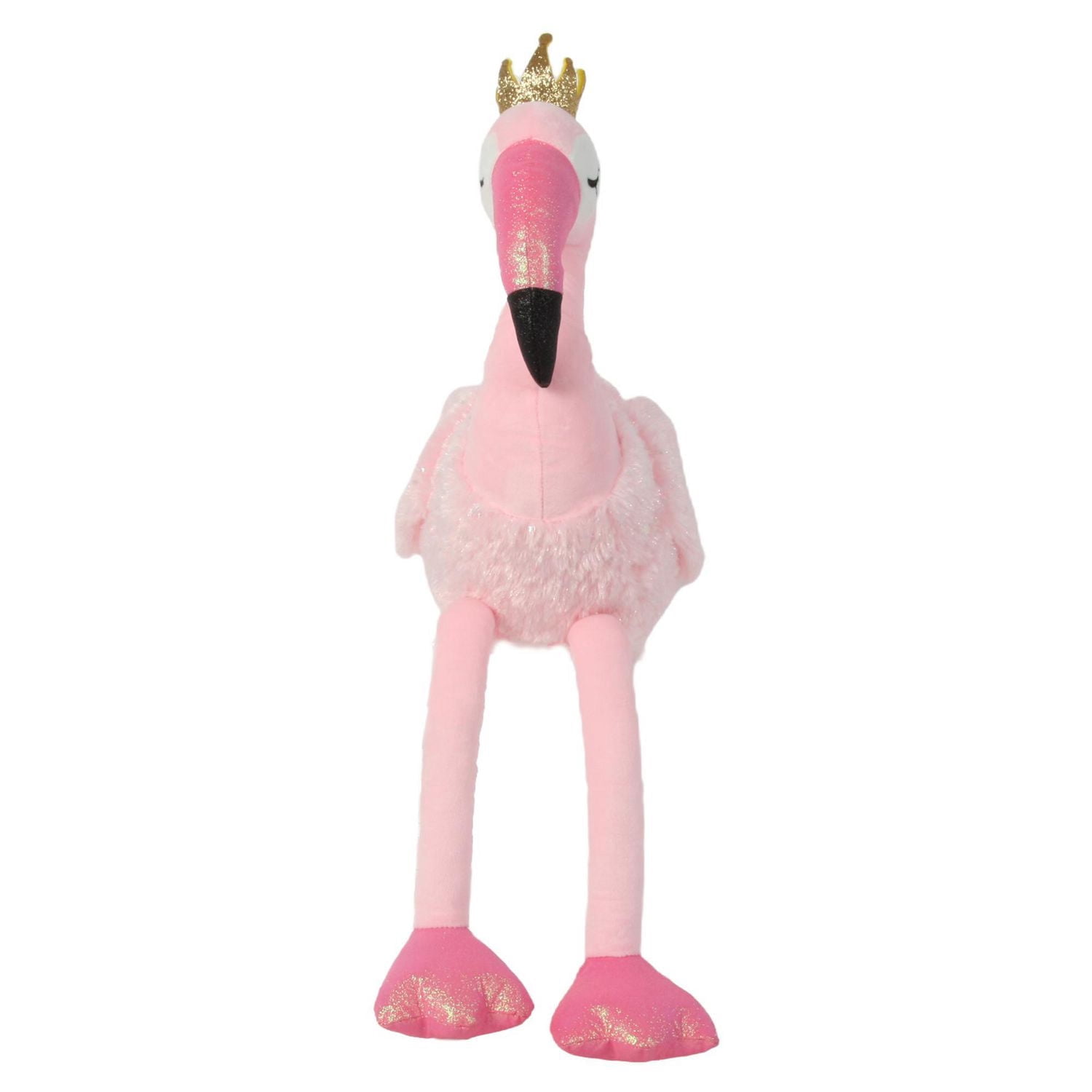 Way To Celebrate Valentine's Day 15" Flamingo With Crown Large Plush Animal
