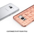 thumbnail image 4 of Ringke Air Prism Case Compatible with Samsung Galaxy S8, 3D Geometric Design Slim TPU Cover - Rose Gold, 4 of 8