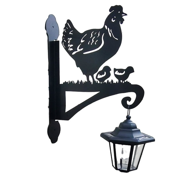 Wosthever Decoración de pared elegante, fácil instalación, luz de jardín para puerta de entrada al aire libre, iluminación de pared, luz al Iluminación y accesorios Forma de gallina