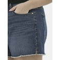 thumbnail image 3 of No Boundaries Women's Mid Rise Denim Short, Sizes 2-26W, 3 of 5