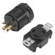 thumbnail image 2 of Conector de receptáculo de enchufe eléctrico de 3 clavijas con bloqueo por torsión NEMA L6-30P L6-30R 30 A 250 V macho y hembra, 2 of 14