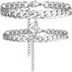 thumbnail image 1 of Pulseras magnéticas para parejas Pulseras a juego Pulsera Pinky Promise Cadena de eslabones cubanos de acero inoxidable para mujeres, hombres y parejas Sincero Electrónica, 1 of 5