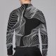 thumbnail image 2 of Mens Line Printed Long Sleeve Muscle Fitness Button Down Shirt Party T Dress Up, 2 of 8