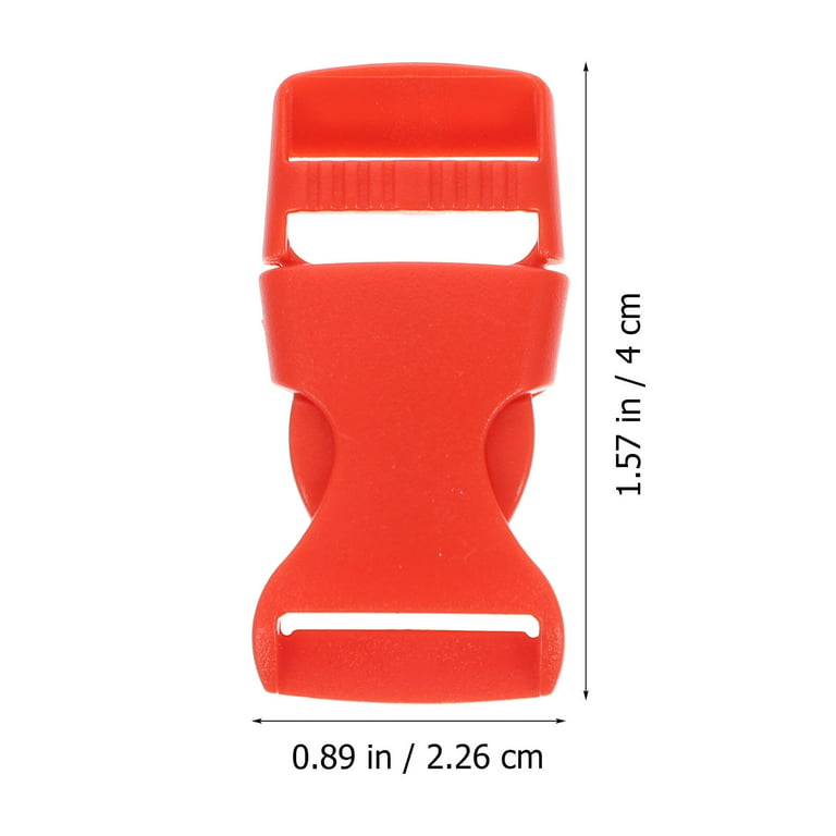 30pcs 15mm Colorful Eco-friendly Plastic Belt Buckle Collar Buckle