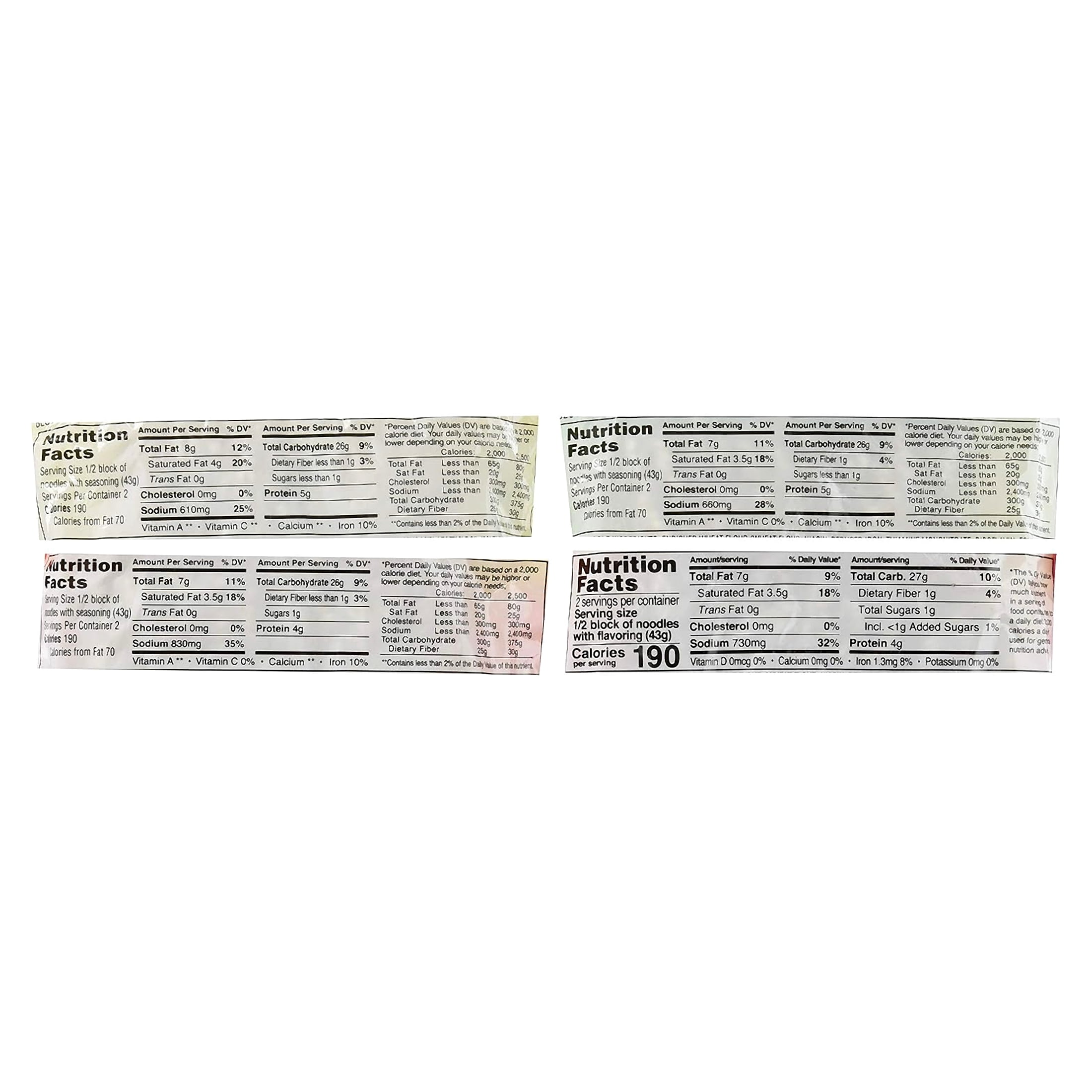 Maruchan Ramen Variety 4 Flavors, Pack of 24