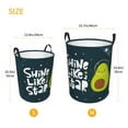 thumbnail image 3 of Picia Avocado in Space1 Large Laundry Basket, Waterproof, Freestanding Laundry Hamper, Collapsible Tall Clothes Hamper with Extended Handles-Small, 3 of 8
