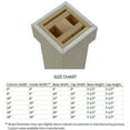 thumbnail image 2 of Ekena Millwork 18"W x 4'H River Wood Endurathane Faux Wood Non-Tapered Square Column Wrap with Standard Capital & Base, 2 of 16