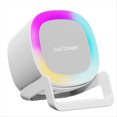 thumbnail image 1 of Altavoz Bluetooth 4 en 1, Cargador Inalámbrico de 15 W, Soporte para Teléfono Móvil, Luz de , Altavoz de Escritorio, 1 of 6