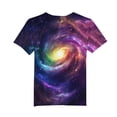 thumbnail image 5 of IVEYRTF Boys Star Print Short Sleeve T-Shirt Casual Round Neck Top for School Activities Everyday Comfort Sporty Style Shirt(Multicolor#8,5-6 Years), 5 of 5