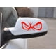 thumbnail image 2 of Varios coches, camiones, deportes, divertidos, carrocería, calcomanías laterales, decoración, señal de seguridad Ojos rojos de animación, 2 of 4
