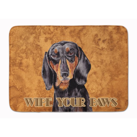 Carolines Treasures SC9139RUG Dachshund Wipe your Paws Machine Washable Memory Foam Mat 19 X 27" multicolor