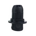 thumbnail image 1 of Yuarrent 10 piezas E14 portalámparas anillo roscado hebilla adaptador de luz Base de bombilla PET conexión de enchufe de seguridad iluminación de Iluminación novedosa Negro Yuarrent HA068309-02, 1 of 6