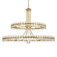 thumbnail image 4 of Twenty-Four Light 2-Tier Chandelier-Aged Brass Finish    -Traditional Installation Crystorama Lighting Clo-8890-Ag, 4 of 10