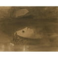 thumbnail image 3 of Odilon Redon 24x20 Black Modern Framed Museum Art Print Titled - Ophelie, 3 of 5