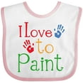 thumbnail image 3 of Inktastic Painting Art I Love to Paint Boys or Girls Baby Bib, 3 of 4