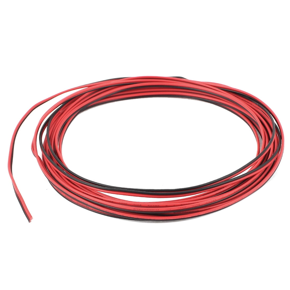 Unique Bargains 5M 26AWG 0.15mm2 Red Black Dual Core Cable Wire for Car Auto Speaker  Lights