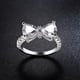thumbnail image 4 of Fiudx Ofertas de la semana Anillos de boda ovalados en forma de gota de agua de colores para mujer, 1 pieza, 4 of 7