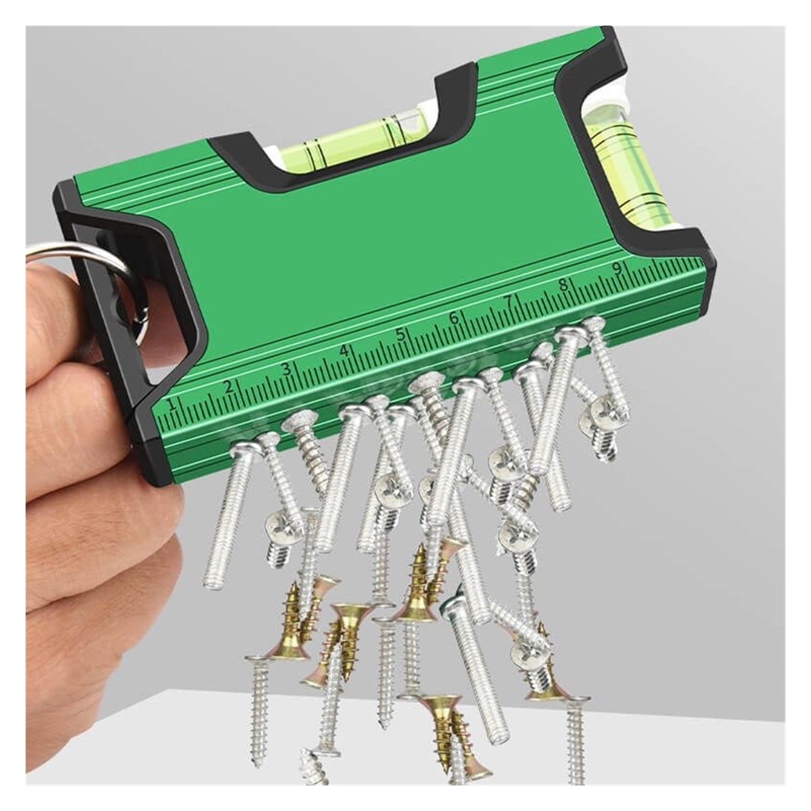 10CM 20CM Portable Magnetic Level Line Tool High-precision Structure Ruler Level Horizontal Measurement Bubble Level Aligner