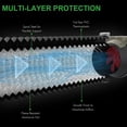 thumbnail image 4 of Dryer Vent Hose iPower 4 Inch 8 Feet Aluminum Ducting Black, 4 of 7