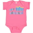thumbnail image 3 of Inktastic Happy Hanukkah with candles Boys or Girls Baby Bodysuit, 3 of 5