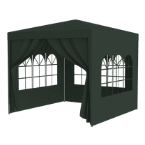 CoSoTower 10'X10' Party Tent Outdoor Heavy Duty Gazebo Wedding   4 Removable Walls ,Green