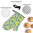 thumbnail image 3 of Cauagu Lemon (3) Print Oven Mitts and Pot Holders 4 pcs Set,Extra Thicken Long Kitchen Oven Glove Potholders BBQ Gloves-Oven Mitts and Pot Holders(11 Inch), 3 of 6
