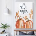 thumbnail image 5 of Hello Pumpkin Fall Happy Harvest Canvas Wall Art 20x30inch Canvas Print Fall Pumpkins Hello Pumpkin Vintage Retro Living Room Art Wedding Housewarming Gifts For Home Decoration, 5 of 8