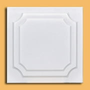 White Styrofoam Ceiling Tile Yalta (Package of 8 Tiles) - same as The Virginian and R08