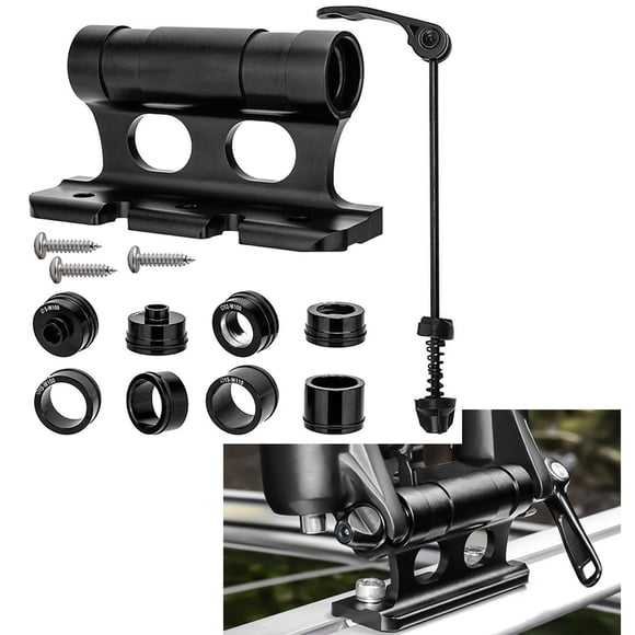 Bike Fork Mount, Car Roof Carrier Rack Support, Front Rack Roof Rack Accessories, Quick Release Thru Axle Carrier