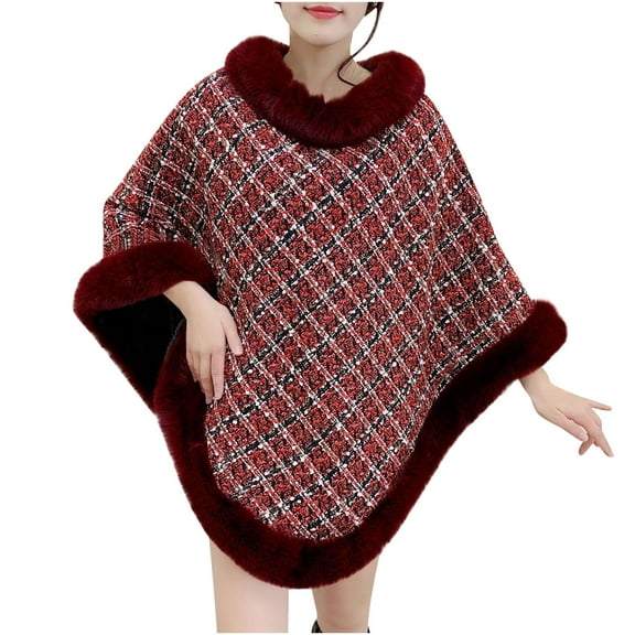 Shawl Wraps for Women, Elegant Knitted Cape Open Front Poncho Scarf Blanket Cardigan Coat for Spring, Fall, and Winter