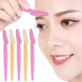 thumbnail image 2 of 3/10pcs Eyebrow Razor Eyebrow Trimmer Women Face Razor Hair Remover Eye Brow Shaver Blades For Cosmetic Beauty Makeup Tools, 2 of 4