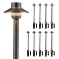 thumbnail image 1 of Gardenreet Brass Low Voltage Pathway Lights, 12V Outdoor LED Landscape Path Lights(Mini) for Walkway Driveway Garden Yard Without G4 Bulb(10 Pack), 1 of 7