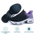 thumbnail image 5 of AOV Womens Running Shoes Slip on Tennis Athletic Walking Shoes Lightweight Comfortable Gym Workout Jogging Sport Sneakers BlackPurple US 7.5, 5 of 7