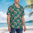 thumbnail image 5 of Daiia Cartoon Poodle Dog Hawaiian Shirt for Men Gentle Cotton Regular Short Sleeve Casual-Medium, 5 of 9