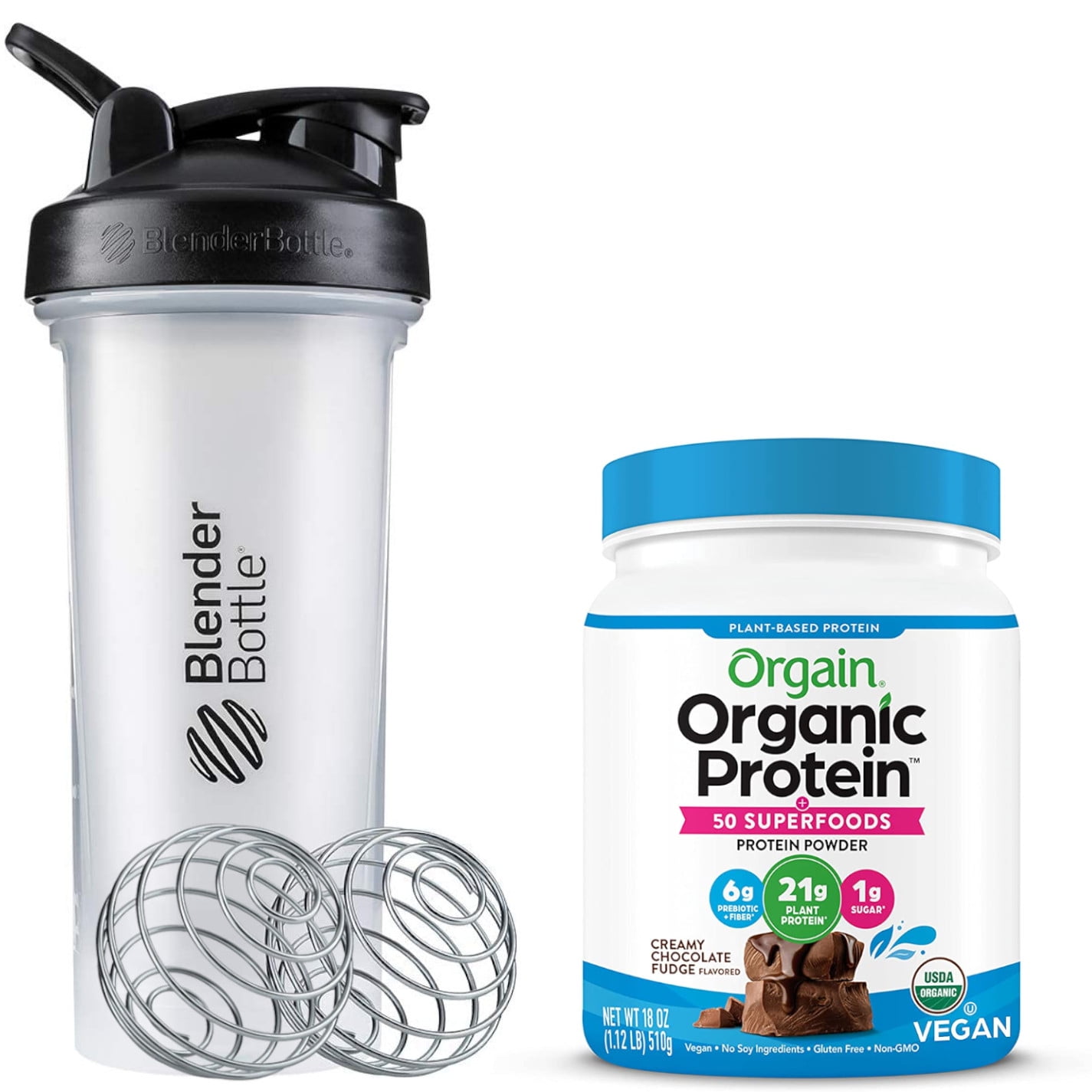 Orgain Plant Based Protein Meal Replacement Powder, Creamy Chocolate Fudge (2.01 LB) with