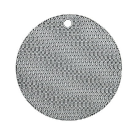 

RABBITH Heat Reasistant Rubber Placemat Honeycomb Textured Tableware Mat Anti Slip Coaster Round Cup Pad Kitchen Hot Pot Holder