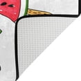 thumbnail image 4 of GZHJMY Summer Cute Watermelon Fruits Area Rug 4x6 Soft Rugs Indoor Decorative Comfort Floor&nbsp;Carpet Nursery Rugs Non-Slip Rectangle Mat for Entryway Bedroom Decor Kids Playing Room Carpet Runner, 4 of 7