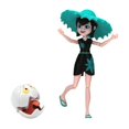 thumbnail image 4 of Figura de acción de Hotel Transylvania Bat Mavis Monster Cruise Series, regalo para niños, hija de Dracula Vampire Mavis, 4 of 4