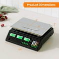 thumbnail image 3 of Costway 88lb Price Computing Scale with Counting Function, Stainless Steel Platform, 3 of 10