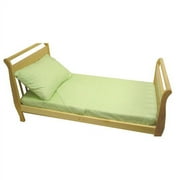 American Baby Company 100% Natural Cotton Percale Toddler Bedding Sheet Set, Celery, 3 Piece, Soft Breathable, for Boys and Girls