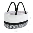 thumbnail image 2 of REGALWOVEN 1 Pcs Woven Storage Basket, Shelf Closet Storage Bin for Blankets and Clothes Black 14.2x9.1x7.1', 2 of 6