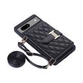 thumbnail image 6 of Case for Google Pixel 7 Pro, Detachable Crossbody Strap & Lanyard Wallet Case with Card Slots, 360° Stand Ring Kickstand Flip PU Leather Protective Cover for Google Pixel 7 Pro, Black, 6 of 9