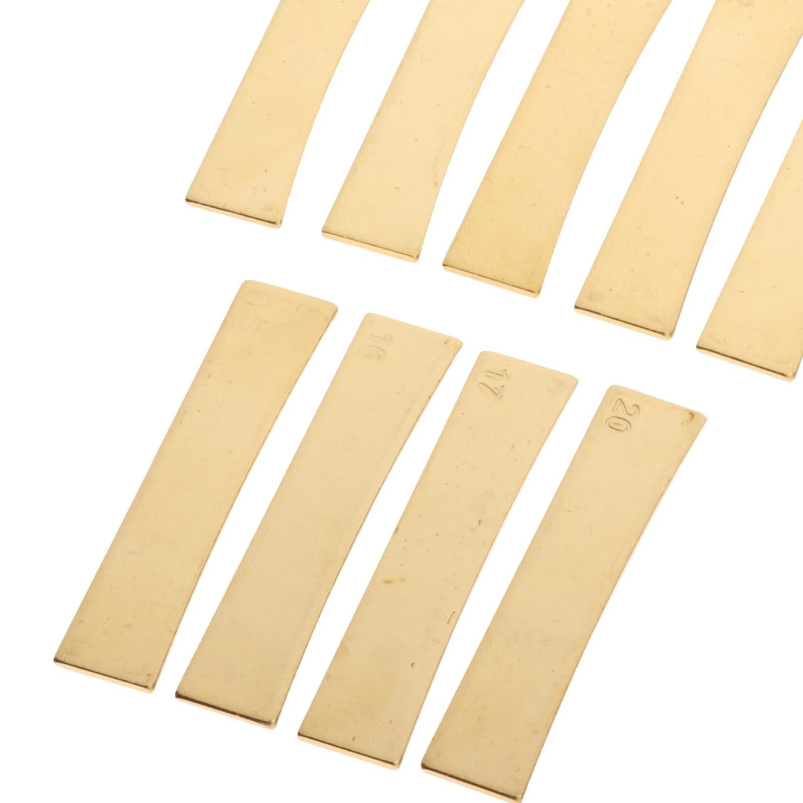 LeeQinersw 9 Radius Brass Fingerboard Fret Press Inserts for Electric Guitar Bass 7.25,9.5,10,12,14,15,16,17,20