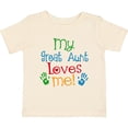 thumbnail image 3 of Inktastic My Great Aunt Loves Me Boys or Girls Baby T-Shirt, 3 of 5
