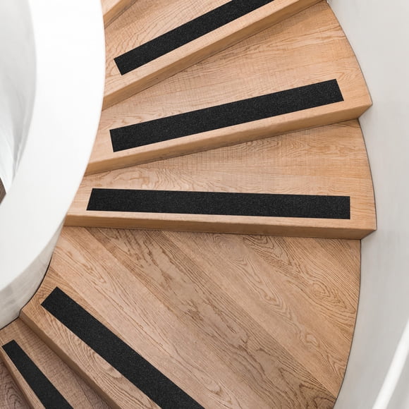 SHOWERORO Traction Strips for Steps Anti-skid Tape Black Long-term Grip for Decks 1 Roll